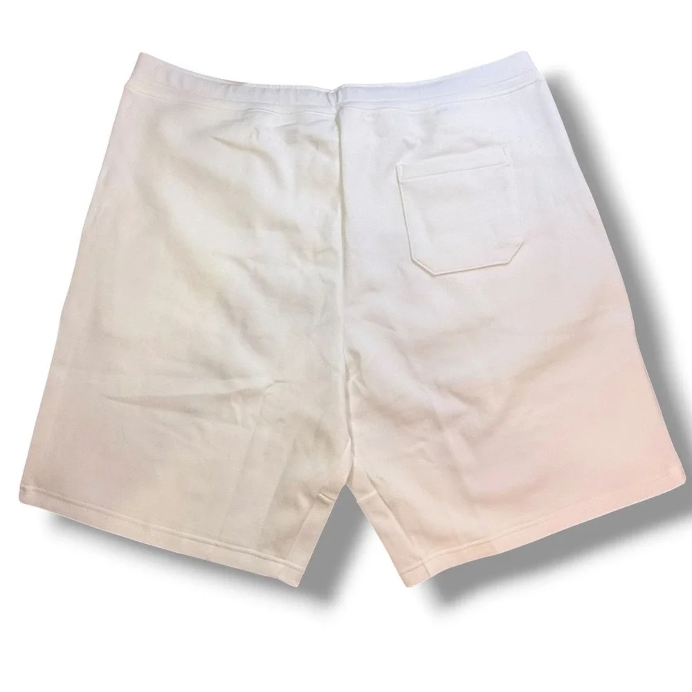 NEW Polo Ralph Lauren Mens Big Tall 4XB Double Knit Sweat Shorts Drawstring Pony
